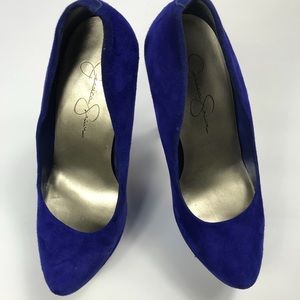 Jessica Simpson Sandra’s Blue Stiletto Heels